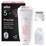 Braun Silk·épil 5 Kadınlar İçin Epilatör, Kolay Epilasyon, Uzun Ömürlü Pürüzsüz Cilt, Islak Ve Kuru, Bayan Tıraş Makinesi, Su Geçirmez - Dahil. Tıraş Aparatı Ve Düzeltici Aparatı - 5-030, Pembe