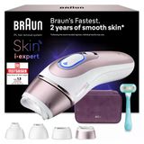 Braun Smart Ipl Epilasyon Cihazı Skin İ·expert 7, Pl7431, Beyaz/Pembe Altın - Ev İçin Alternatif Lazer Epilasyon, Kalıcı Epilasyon, Kutu, Venus Tıraş Makinesi Ve 4 Aparat Dahil