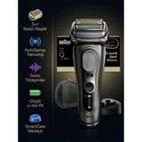 Braun Su Geçirmez Premium 9000 Serisi Profesyonel Sakal Bakımı Sıfır Tıraştitanyum Gövdeli Erkek Tıraş Makinesi Series 9 Pro+ - Siyah