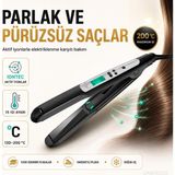 Braun Tam Seramik Plakalı Iyonik Saç Düzleştirici, Saçta Yumuşak Kayma, Basınç Dengeleme, Soğuk Uç ve Kolay Çok Yönlü Şekillendirme - Siyah - Renk