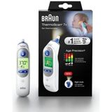 Braun Thermoscan 7 Plus Irt 6525 Kulaktan Ateş Ölçer Yüksek Hassasiyetli Hafıza Özelliği ile - Beyaz