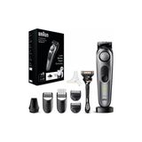 Braun Yüz , Saç-Sakal Series 7 Profesyonel Sakal Düzeltici 40 Uzunluk Ayarı Problade Teknoloji 100 Dakika Kablosuz Kullanım Islak Kuru Su Geçirmez Metal Bıç