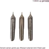 Brause Hat Divit Uç Seti- Osmanlı Türkçesi, Osmanlıca-nesih, Rika Yazı Stili-1mm-3 Adet - Renkli