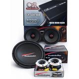 Brave Yönetmeliğe Uygun Araç Ses Tesisatı 2tk 16CM Mid + 30CM Bass + 1tk 10CM Tiz + Amfi + Kablo Seti
