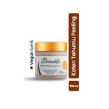 Bravelife Arındırıcı ve Nemlendirici Vücut Peelingi Keten Tohumu, Panthenol ve Sorbitol İçerikli Vegan 100 ML