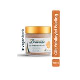 Bravelife Cilt Yenileyici ve Arındırıcı Yüz ve Vücut Peeling Kremi Panthenol, Kayısı Çekirdeği Yağı ve Sorbitol İçerikli Vegan 100 ML