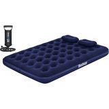 Braventa Collection Bestway Pavillo 67374 Mavi Çift Kişilik Şişme Yatak + Pompa + 2 Yastık 203X152X22 cm