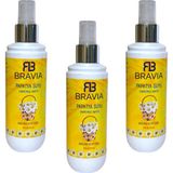 Bravia 200 ml x 3 Saf Papatya Suyu Doğal Malzeme ile Kadınlar İçin Durulanmayan Saç Rengi Açıcı
