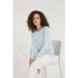 Bravie Luxury Thermal Candy Time Kadın Kışlık Uzun Kollu Polar Pijama Takımı – 42057