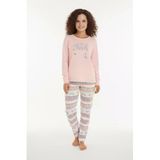 Bravie Luxury Thermal Sweet Winter Geyik Desenli Kadın Polar Kışlık Pijama Takımı – 42054