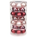 Bravo Asılabilir Yılbaşı Yeniyıl Ağacı Süsü Lüks 6cm Cam Top ROSE Christmas Tree Ornaments Glassball 6cm