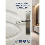 Bravo Gemi Aynalı Kapı Kolu Nikel Saten Kaplama Kapı Kolları Bütün Modeller – Kaliteli, Şık Tasarım (WC-SolYön)
