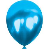 Bravo Helyuma Uyumlu Mavi Metalik Balon Mirror Balon 12 inç 5 Adet Metalik Mavi Balon 12 inch