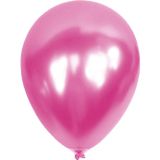 Bravo Helyuma Uyumlu Pembe Metalik Balon 12 inç 100 Adet Metalik Pembe Balon 12 inch