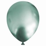 Bravo Helyuma Uyumlu Yeşil Krom Balon Mirror Balon 12 inç 5 Adet Krom Yeşil Balon 12 inch
