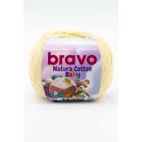 Bravo Natura Cotton Baby Açık Sarı 706 %100 Pamuk Örgü İpi 50 Gr 130 Mt