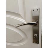 Bravo Preminyum Kapı Kolu (Rozetli, Aynalı, Gemi) Modelleri Oda, WC-Banyo, Yale Çeşitleri%100 Müşteri Memnuniyeti (Gemi Aynalı WC-Sol Yön)