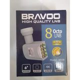 Bravoo 8 Octo 4K 3D Yüksek Kalite Lnb, 8 Çıkşı Lı Tüm Çanak Anten Ve Tv Ler Ile Uyumlu