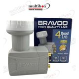 Bravoo Br04, Quad Bravoo Br04 Qualıty 4 Lnb Tüm Çanaklar Ve Tv'ler İle Uyumlu