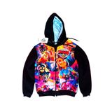 BRAWL STARS Çocuk Kapüşonlu Polarlı Fermuarlı Sweatshirt 3d Baskılı Oyun Karakterli