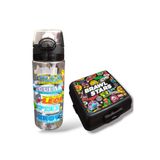 BRAWL STARS Lisanslı 500 ml Matara Ve Dört Bölmeli Beslenme Kabı Seti DDCQ249662
