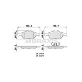 Braxis Aa0026 Ön Fren Balatası Megane Iı 05 1.5 1.6 16V 1.9 2.0 16V 2.0 16V Grand Scenic Iı Iıı Clio Iıı 2.0 16V 0816.K4