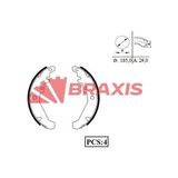 Braxis Ac0047 Arka Fren Balatası Pabuç Palio Siena Albea 1.2 1.3 1.4 1.6 16v 98845348