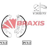 Braxis AC0074 Arka Fren Balatası