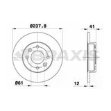 Braxis Ae0014 Ön Fren Disk Aynası R9 R11 R19 R21 Clio I Iı Symbol Expres Megane I Logan Sandero 1.2 1.4 1.6 1.8 6001547689