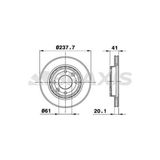 Braxis Ae0015 Ön Fren Disk Aynası Havalı Renault 19 Renault 21 Clio I Iı Kangoo Megane I Symbol I 1.2 1.4 1.5 1.6 1.9 Küçük 7701204286