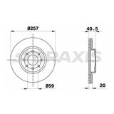 Braxis Ae0027 Ae0027 Ön Fren Disk Aynası Doblo Albea Linea Bravo Panda 1.4 1.3Jtd Stilo Idea 1.2 16V 1.3Jtd Tempra Tipo 1 46423415