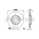 Braxis Ae0064 Ae0064 Ön Fren Disk Aynası Fluence Megane Iıı Iv Scenic Iıı Laguna Iıı Duster 1.2 1.4 1.5Dcı 1.6 2.0 5 Bıj 402060010R