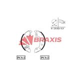 Braxis Arka Fren Balatası Pabuc R12 M131 C15 (Cırcırlı)