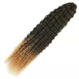 Brazilian Afro Dalgası Saç - Siyah / Karamel Ombreli Brazilian-T27