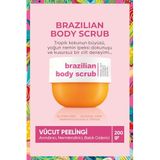 Brazilian Body Scrub I Tropikal Kokulu, Yoğun Nemlendirici,Arındırıcı I Batık Karşıtı Vücut Peelingi