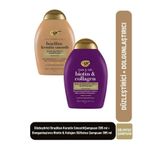 Brazilian Keratin Smooth Şampuan 385 ml + Dolgunlaştırıcı Biotin & Kolajen Sülfatsız Şampuan 385 ml