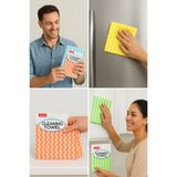 BRE HOME 1 adet Mikrofiber Temizlik Bezi Ultra Emici İz Bırakmaz Çok Amaçlı Mutfak Banyo Cam Yüzey Silme Bezi