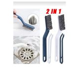 BRE HOME 2 In 1 Çok Amaçlı Temizlik Fırçası Ve Cımbız Seti – Mutfak Ve Banyo Temizliği Için Pratik Çözüm