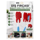 BRE HOME Diş Fırçası Başlığı Koruyucu Kılıf | Havalandırmalı Hijyenik Diş Fırçası Kapağı | Seyahat ve Günlük Kullanım İçin