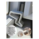 BRE HOME Rüzgar Önleyici Balkon Kapı Ve Pencere Stoperi - Modern Minimalist Emniyet Kilidi Durdurucu Cam Tutucu