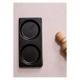 BRE HOME Yağlık Sabunluk Standı Amber Yağlık, Sabunluk, Damlatmaz Yağlık Metal Cizilmez (İÇ ÇAPI 7.5 CM)