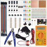 Breaboard Temel Elektronik Eğitim Full Set Dt830d Multimetre Yankeski
