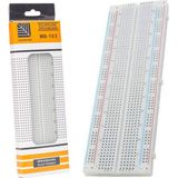Breadboard 830 Pin Hücre Mb102 Devre Test Güç Kaynağı Modülü Arduino Büyük Boy Delikli Bread Board Proto