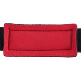 Break 1 Çift Halter Bilekliği Ağırlık Kaldırma Kemeri Lifting Strap Bar Kayışı - Kırmızı