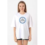 Breaking Bad A1A Car Wash Beyaz Kadın Oversize Tshirt