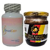 Breastgain Şekillendirici 60 Lı + Erkeklere Özel Alaman Macunu 240 gr - Set