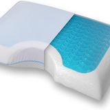 Breathable Cool Jel Deluxe Hafızalı Yastık 60x40x13 Cm Visco Memory Foam Ortopedik Boyun Desteği Yıkanabilir Kılıf
