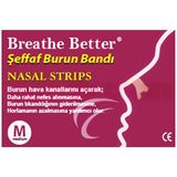 Breathe Better Burun Bandı Şeffaf Medium 10'lu