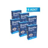 Breathe Right Burun Bandı Orijinal (Klasik) Küçük/Orta Boy 10’lu (Horlama ve Burun Tıkanıklığı İçin), 6 Kutu