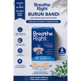 Breathe Right Burun Bandı Orijinal Klasik Küçük/Orta Boy 10'lu x 6 Kutu | Horlama ve Burun Tıkanıklığı İçin
